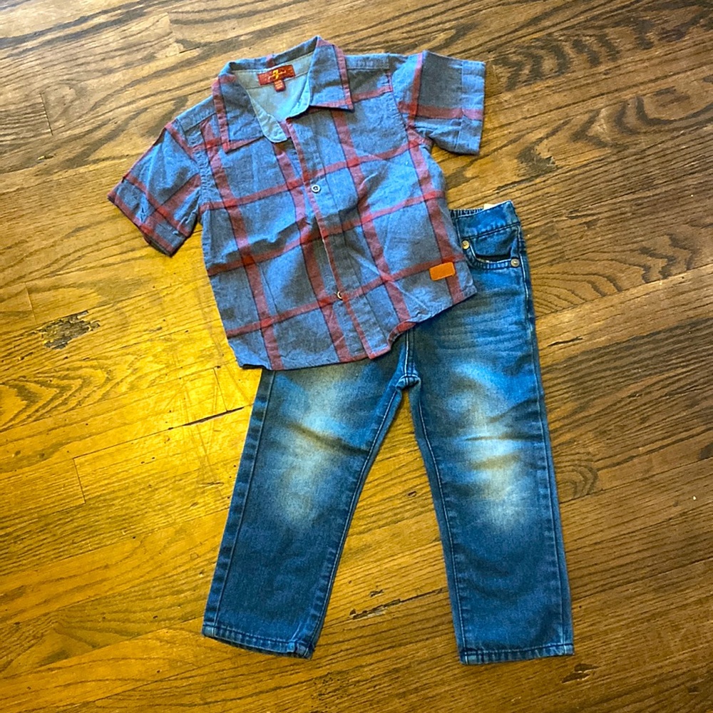 7 For All Mankind Boys Outfit